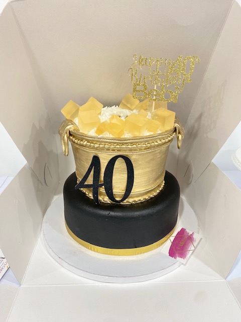 40th birthday cake themes Design 15