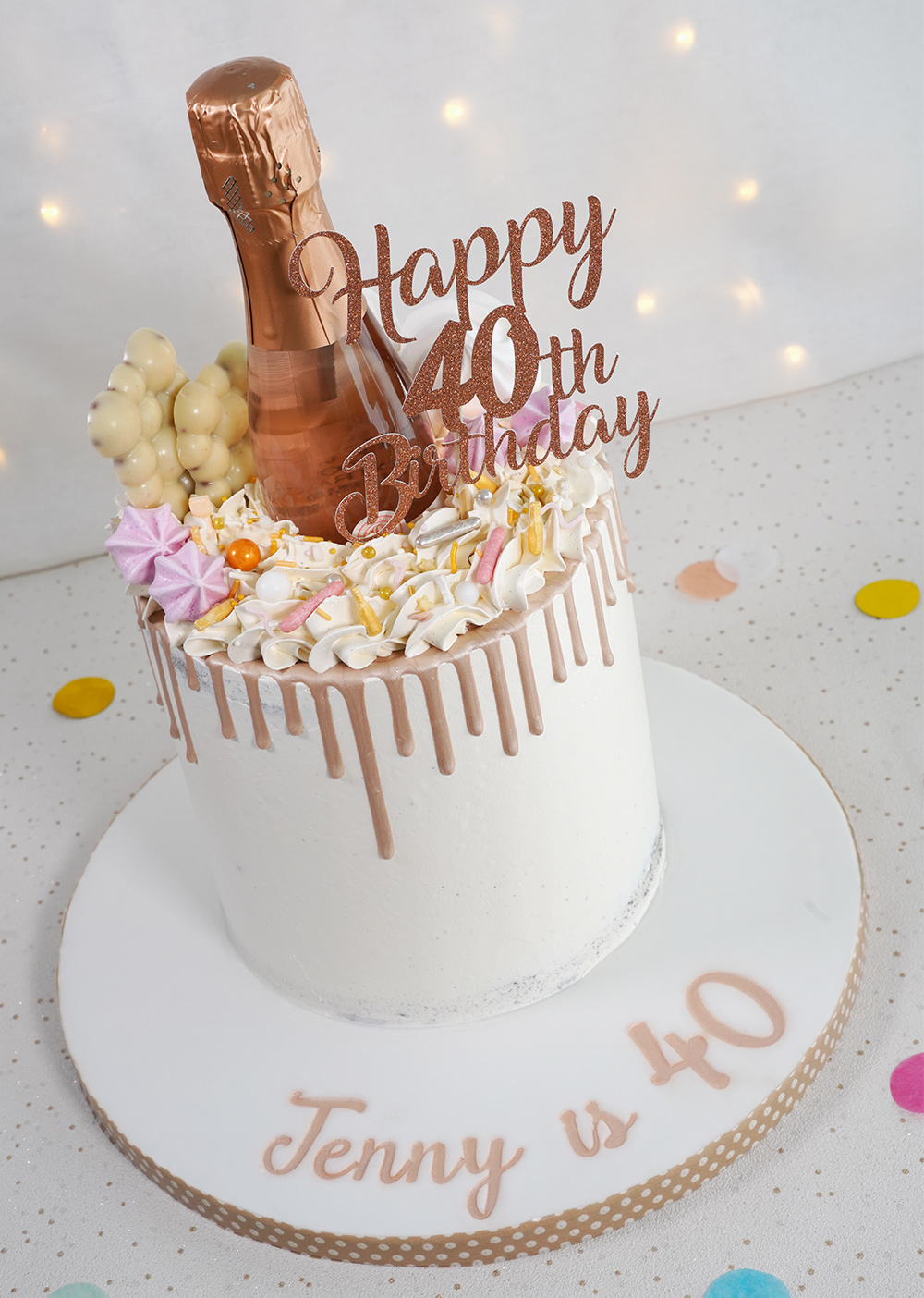 40th birthday cake themes Design 19