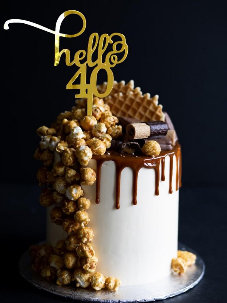 40th birthday cake themes Design 26