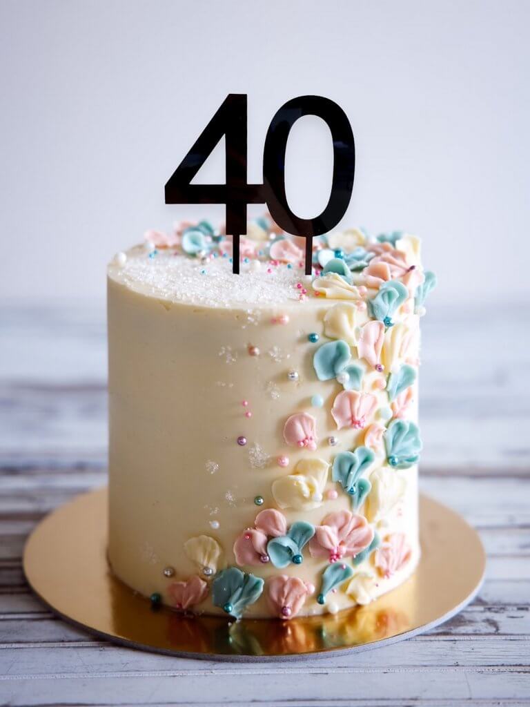 40th birthday cake themes Design 49