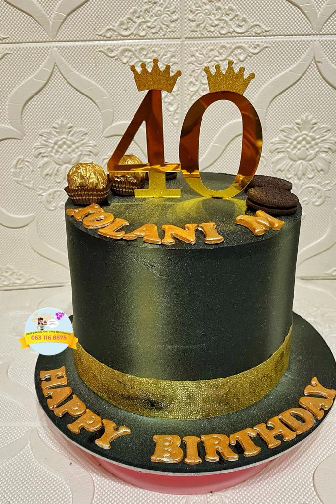 40th birthday cake themes Design 79