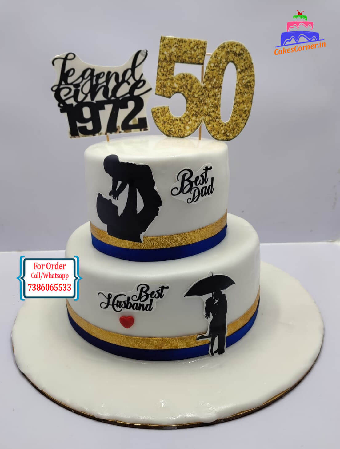 50th birthday cake ideas Design 13