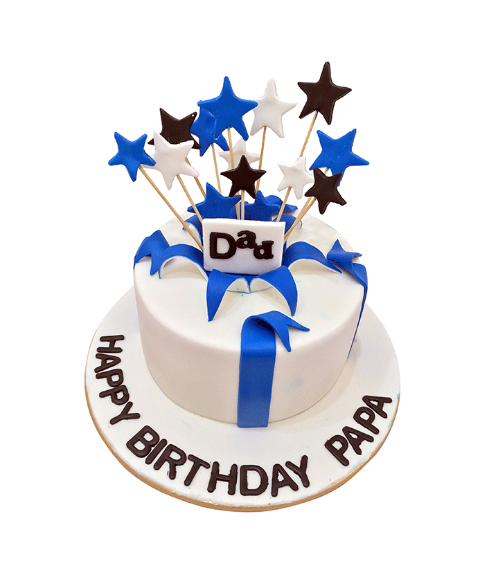 Birthday cake for dad Design 4