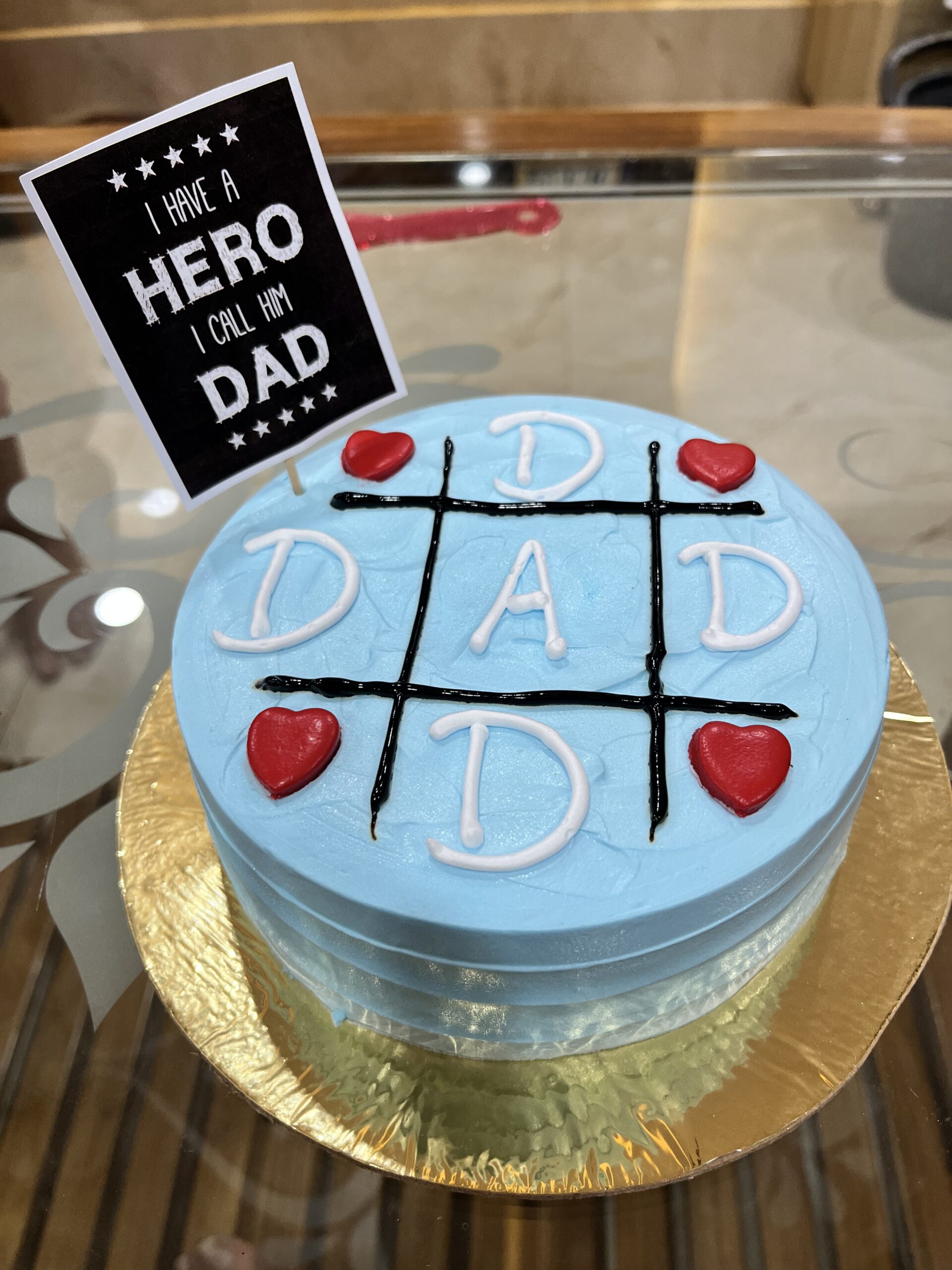 Birthday cake for dad Design 9