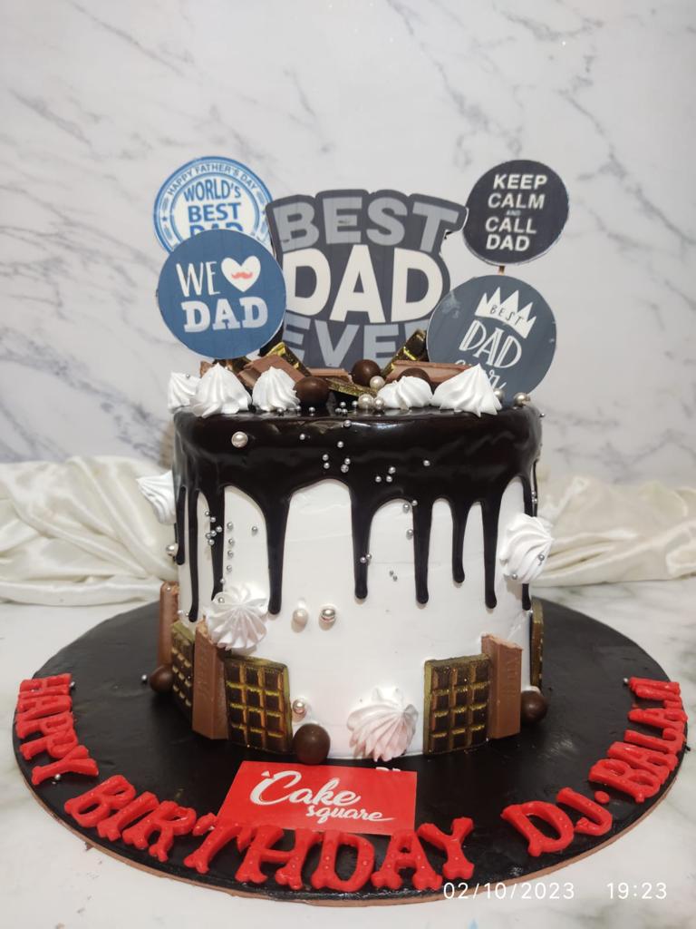 Birthday cake for dad Design 24