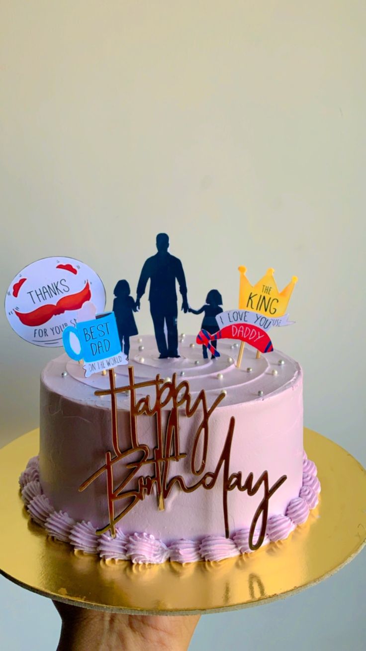 Birthday cake for dad Design 44