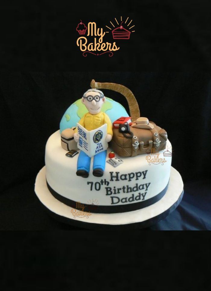 Birthday cake for dad Design 45