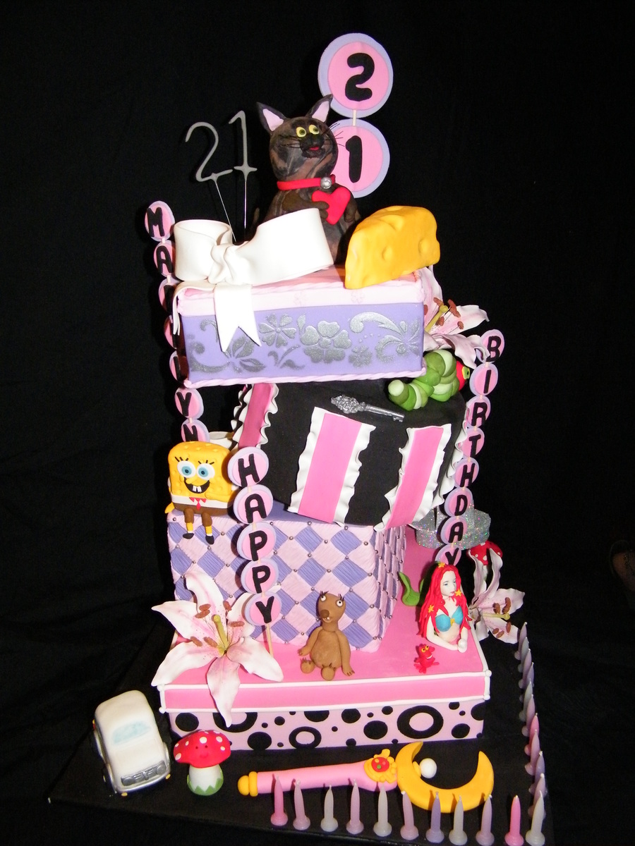 Birthday cake for daughter Design 9