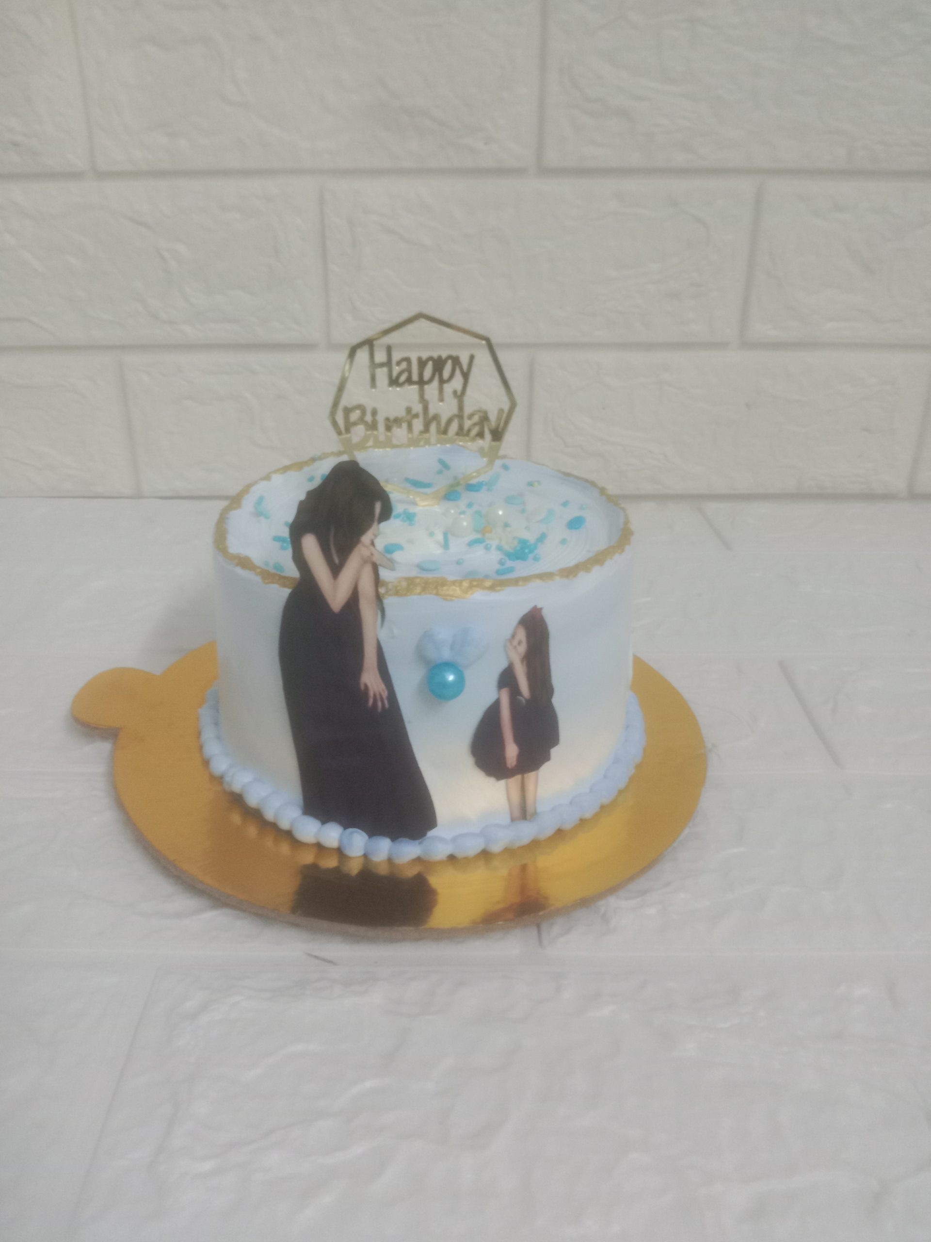 Birthday cake for daughter Design 12