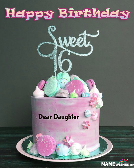 Birthday cake for daughter Design 54