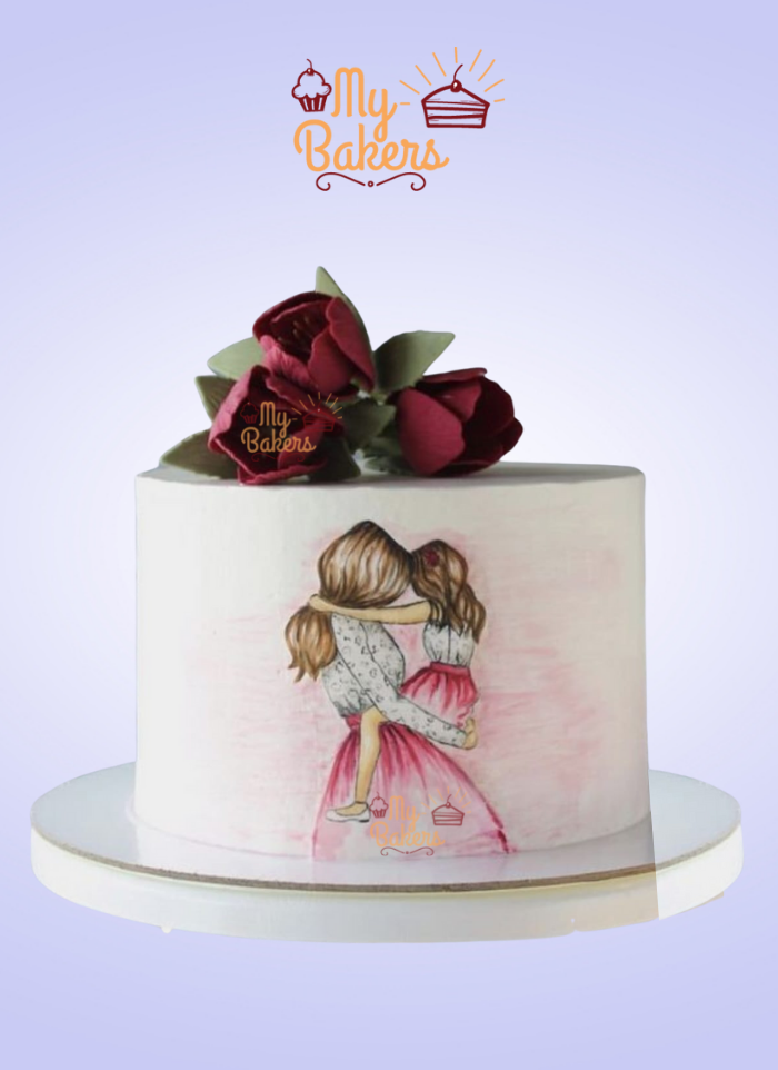 Birthday cake for daughter Design 57