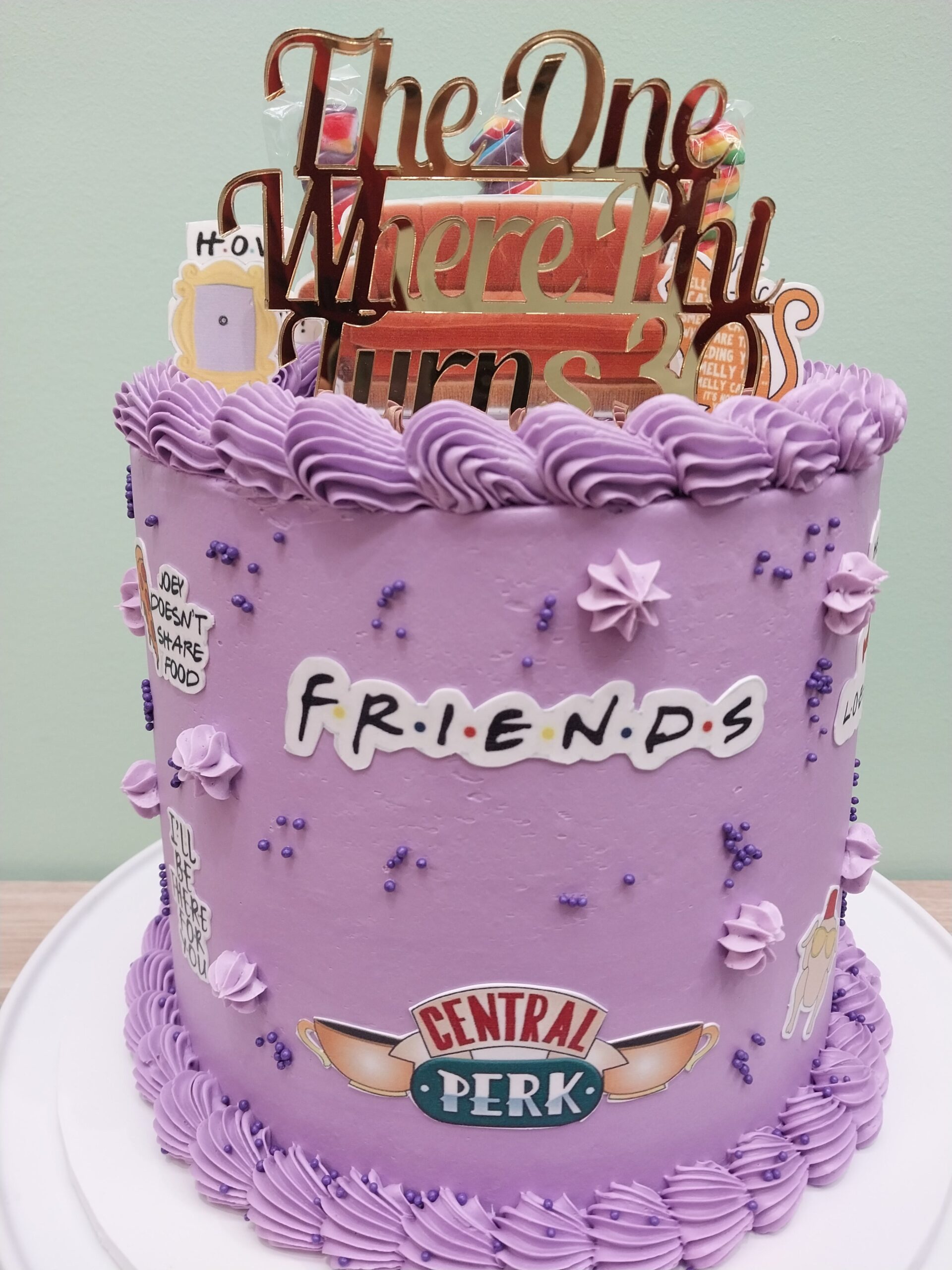 Birthday cake for friends Design 22