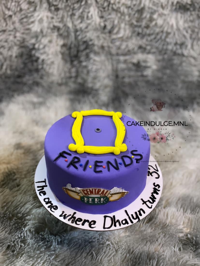 Birthday cake for friends Design 57