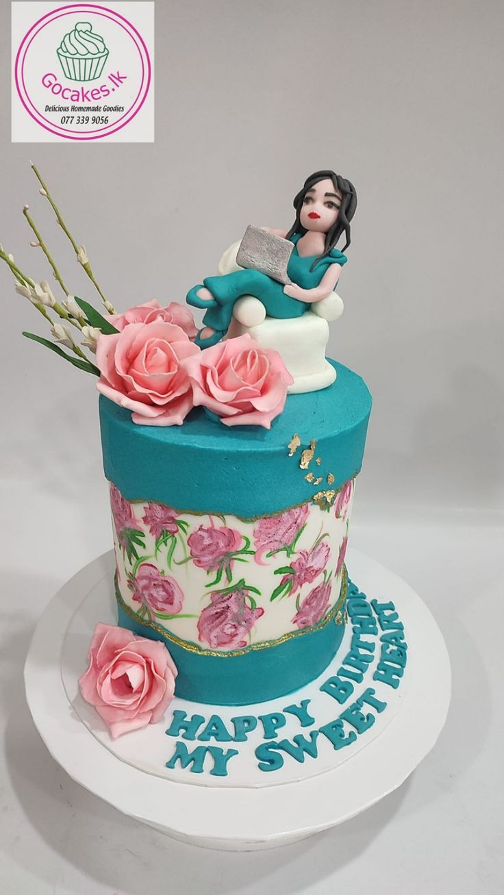 Birthday cake for girlfriend Design 30