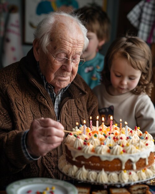 Birthday cake for grandparents Design 47