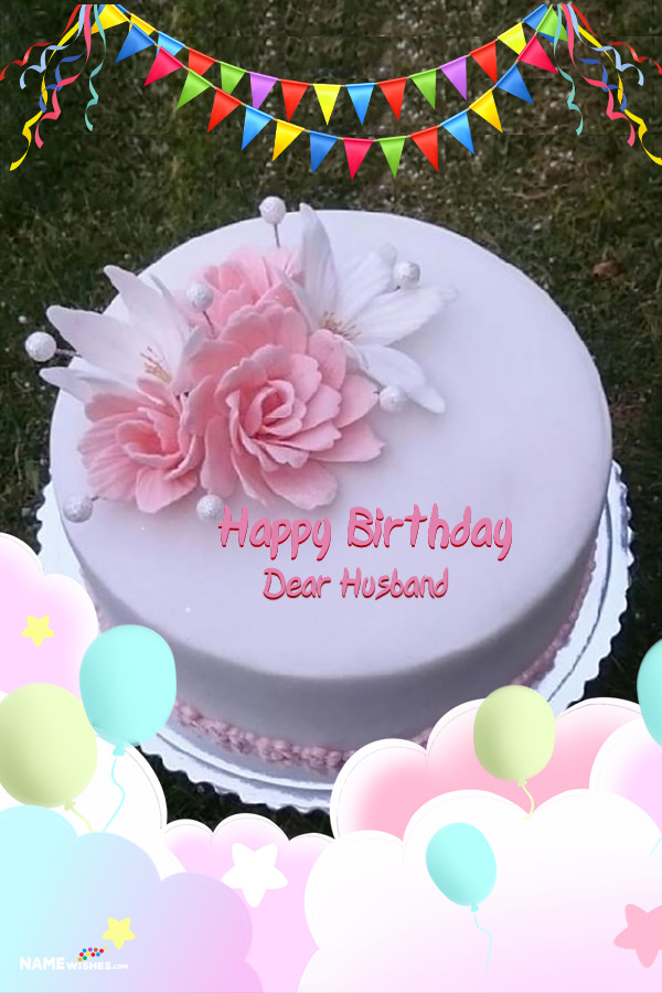 Birthday cake for husband Design 25