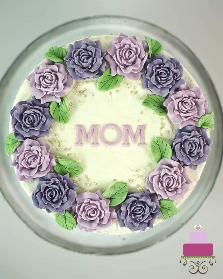 Birthday cake for mom Design 8