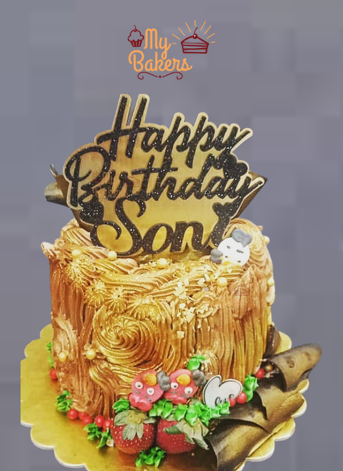 Birthday cake for son Design 21