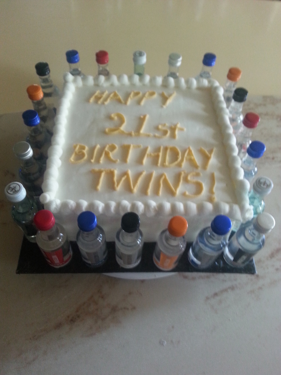 Birthday cake for twins Design 46