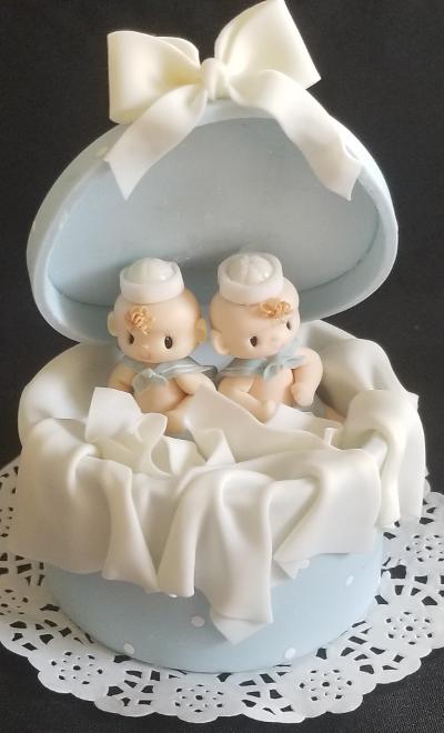 Birthday cake for twins Design 57