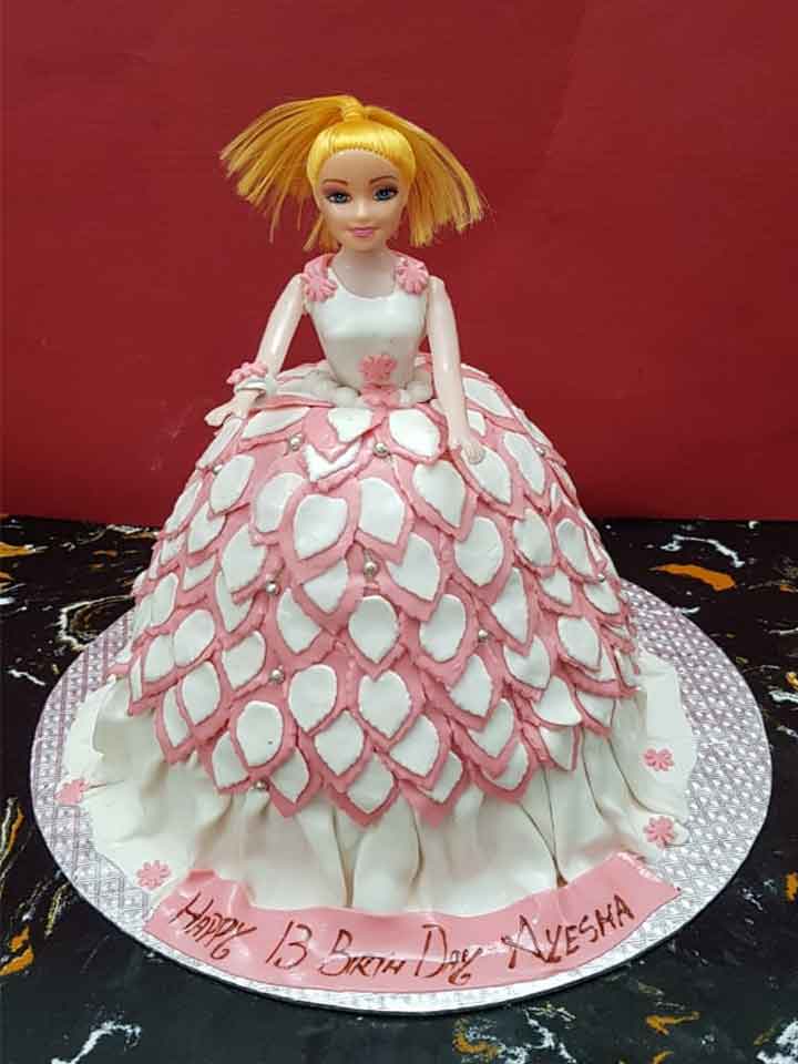 Birthday cake with fondant Design 29