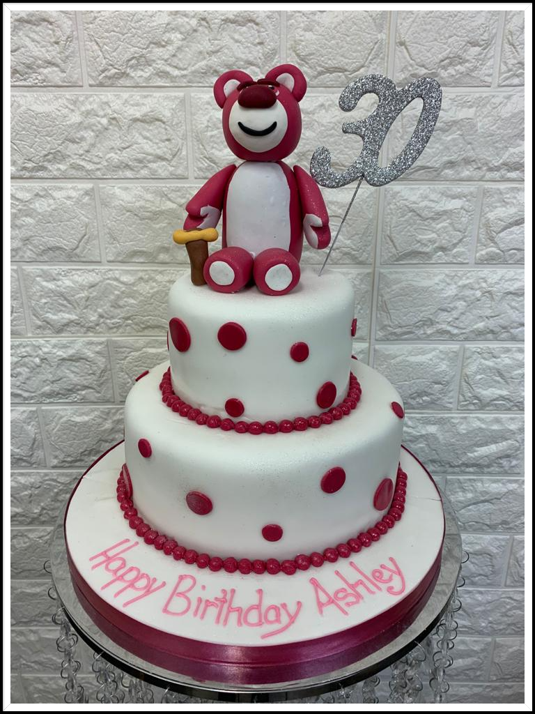 Birthday cake with fondant Design 31