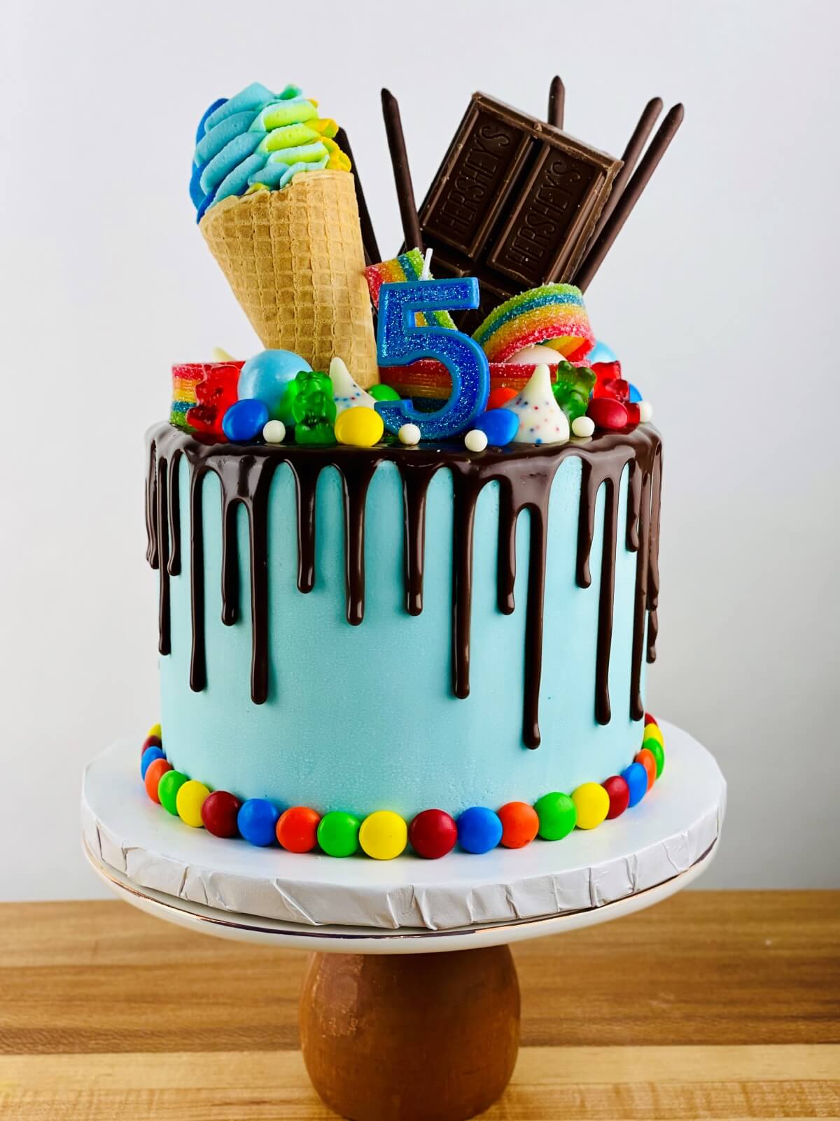 Drip birthday cake designs Design 12