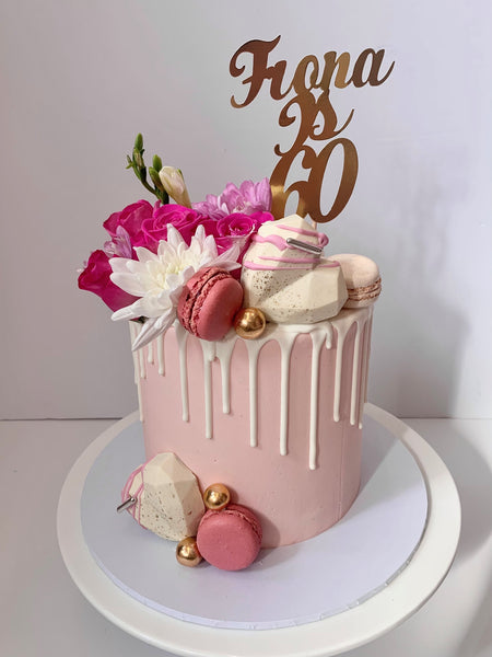 Drip birthday cake designs Design 49