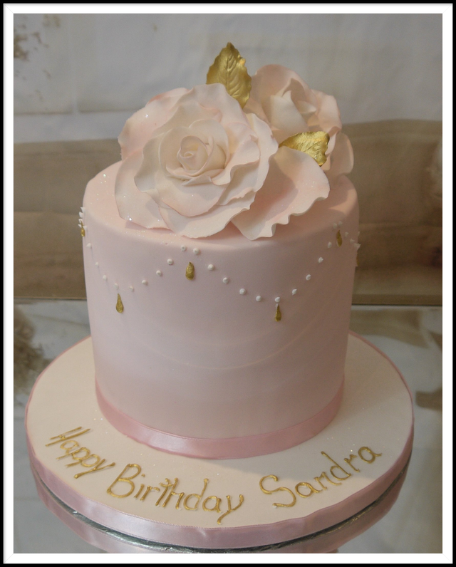 Elegant birthday cake designs Design 64