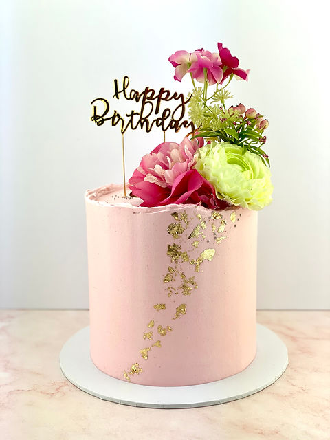 Floral birthday cake designs Design 13