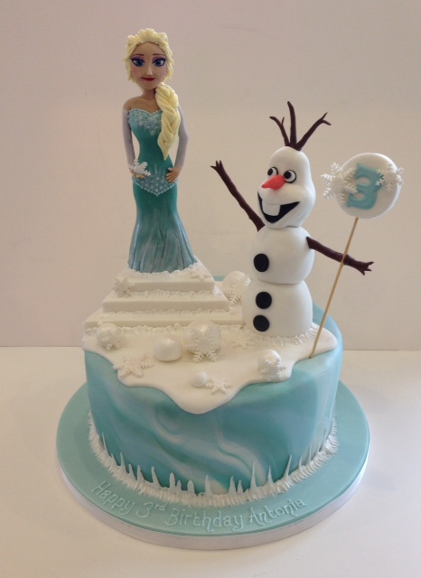 Frozen-themed birthday cake Design 14