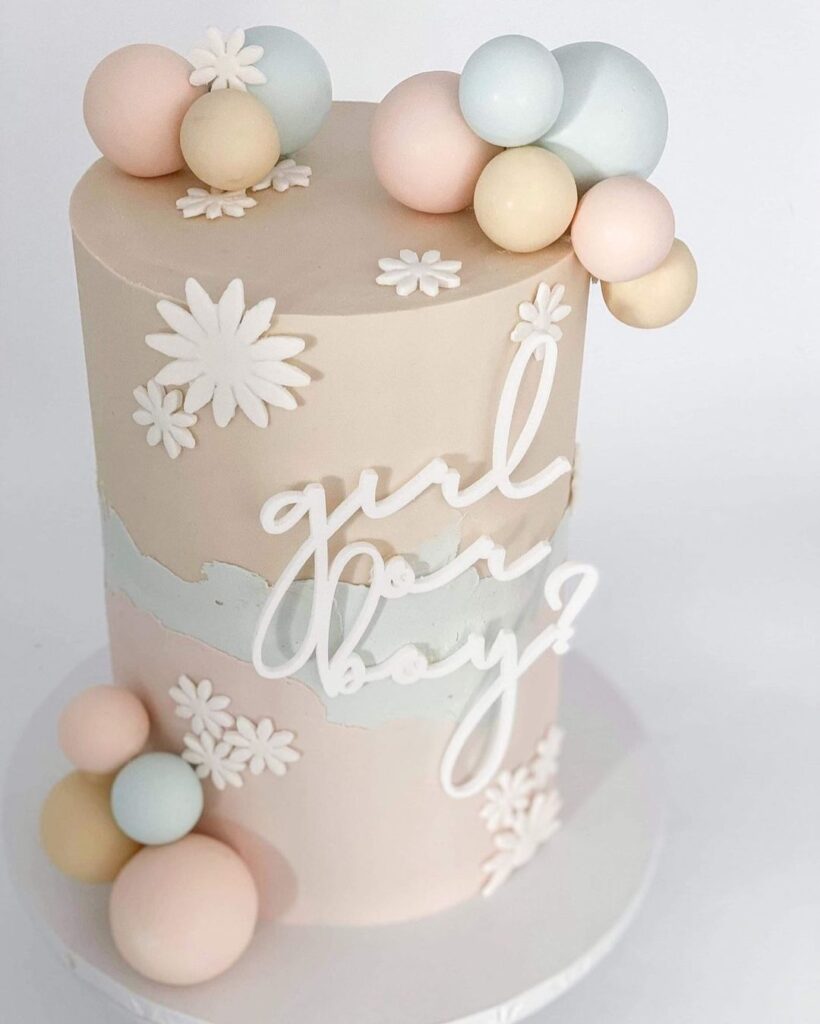 Gender-neutral birthday cake ideas Design 48