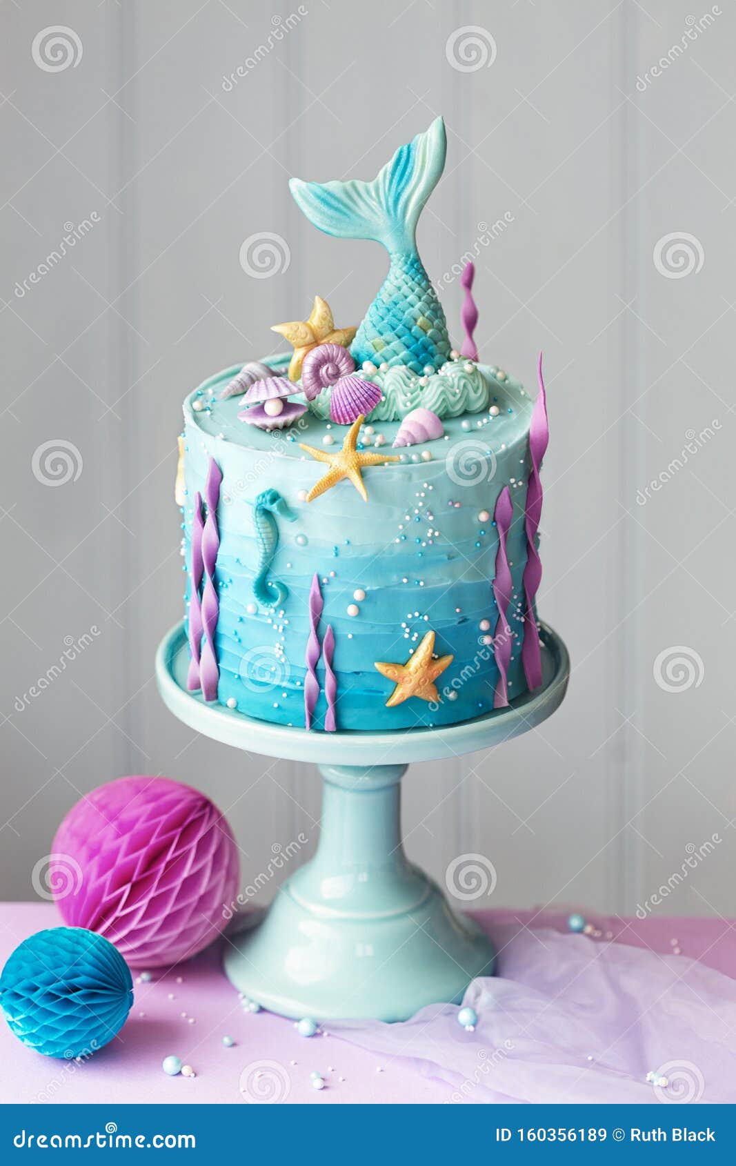 Mermaid birthday cake ideas Design 8