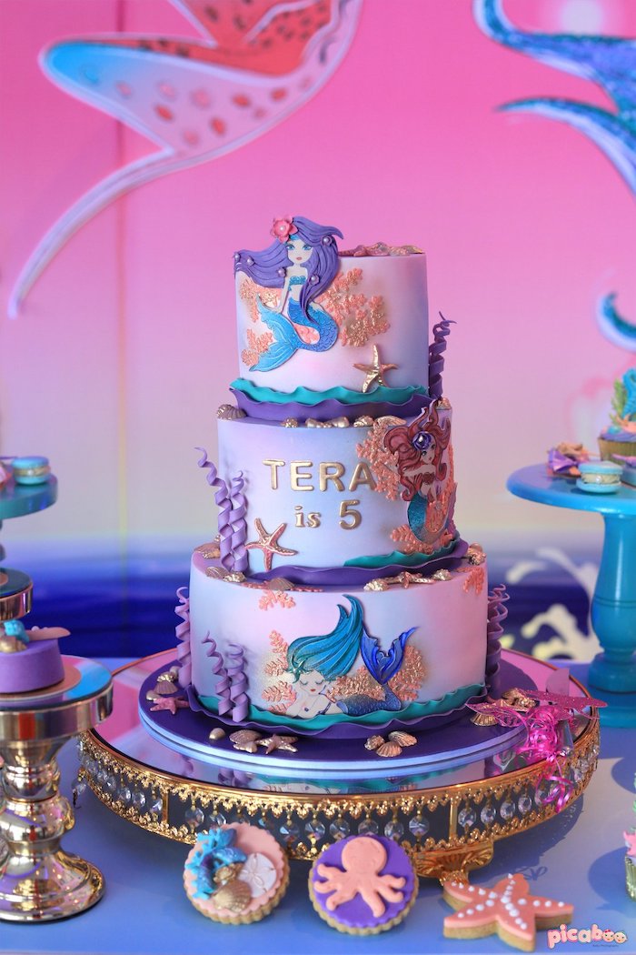 Mermaid birthday cake ideas Design 55