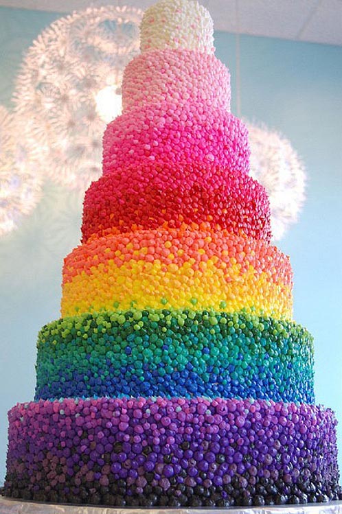 Rainbow birthday cake ideas Design 2