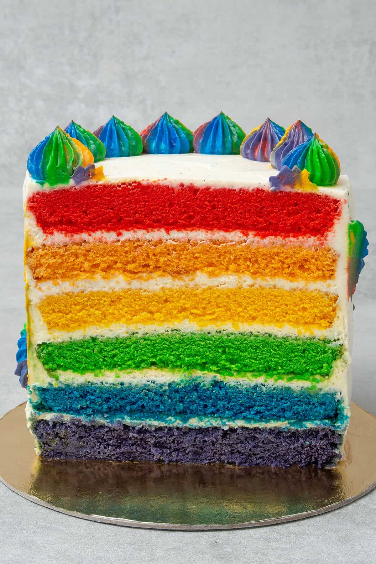 Rainbow birthday cake ideas Design 7