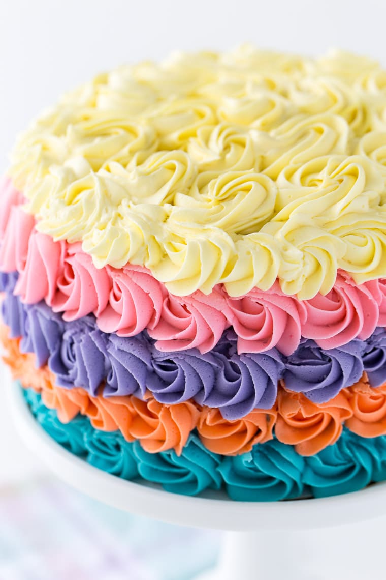 Rainbow birthday cake ideas Design 12