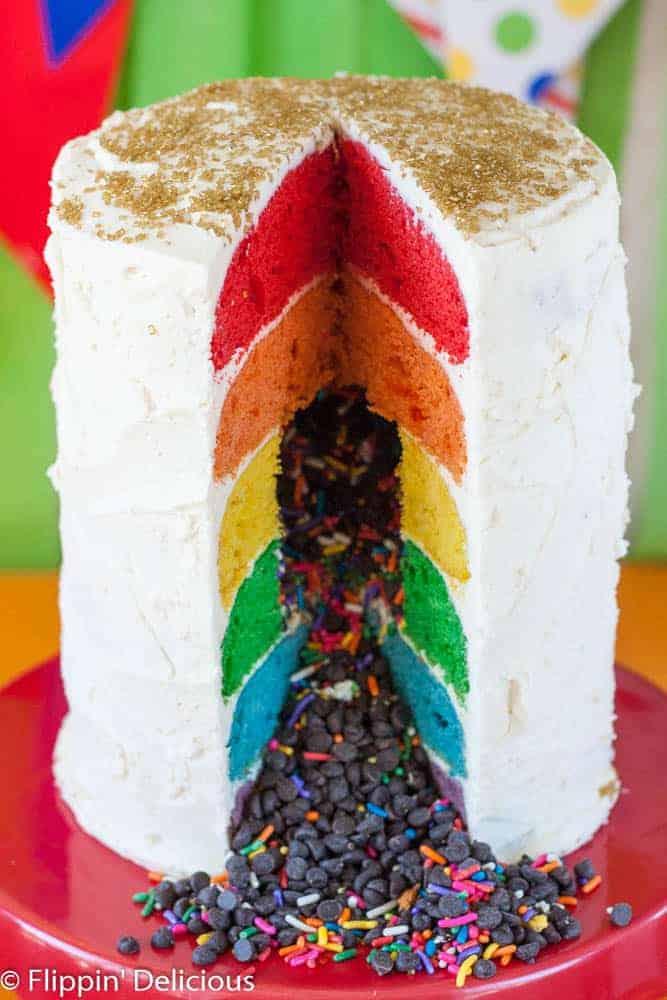 Rainbow birthday cake ideas Design 13