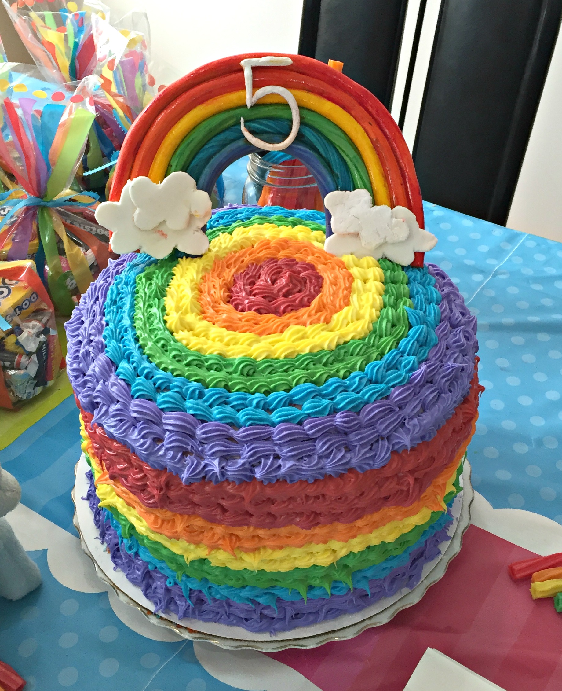 Rainbow birthday cake ideas Design 15