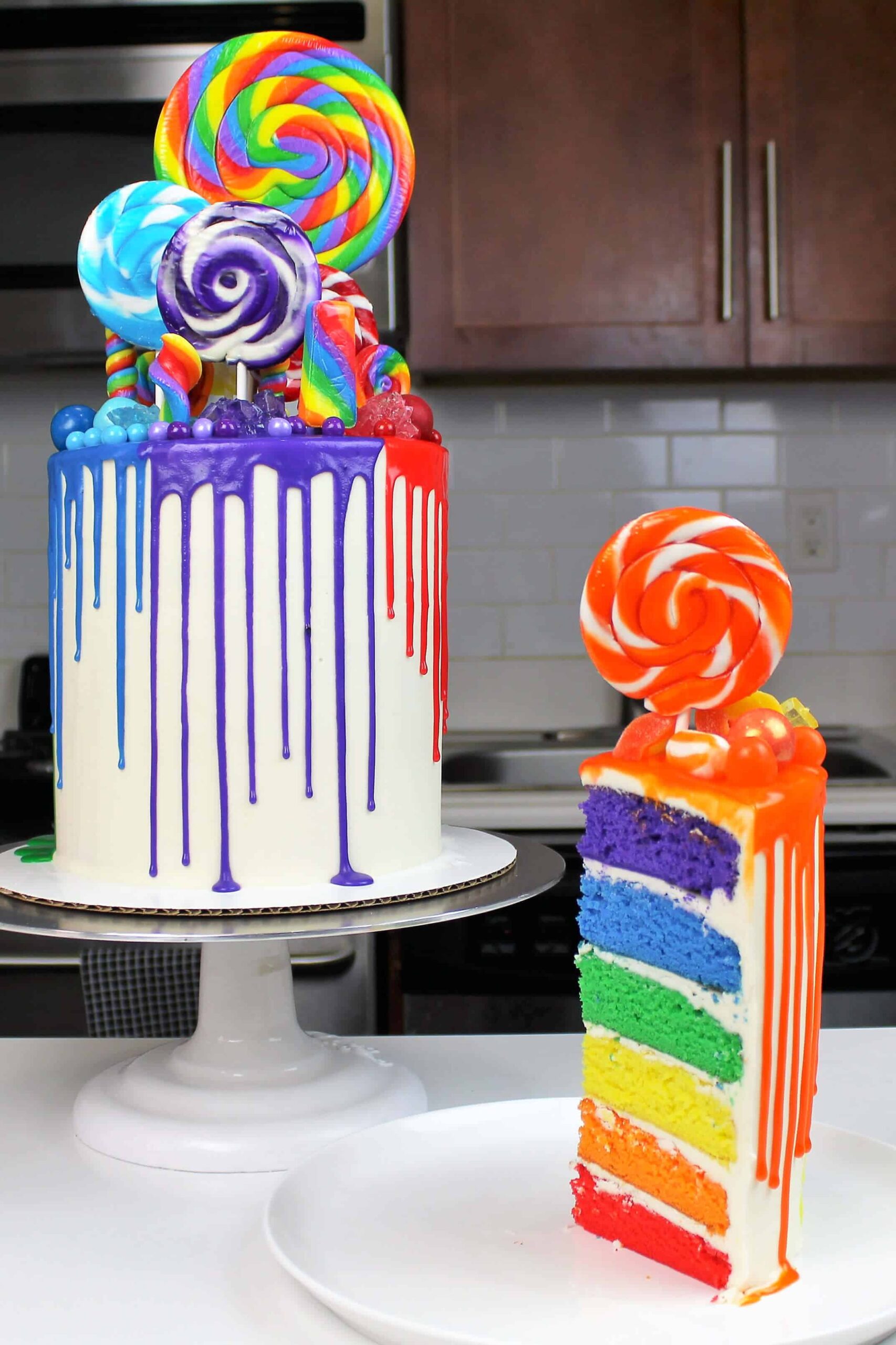 Rainbow birthday cake ideas Design 17