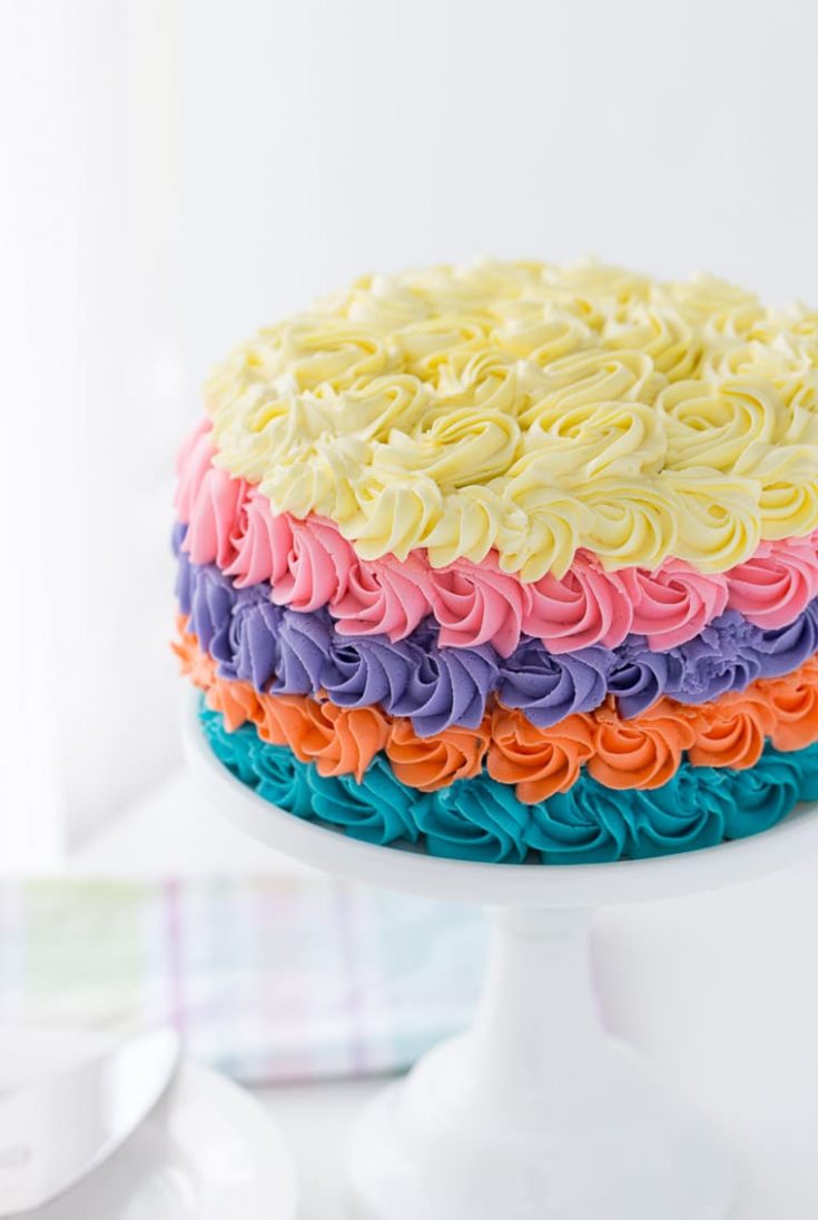 Rainbow birthday cake ideas Design 18