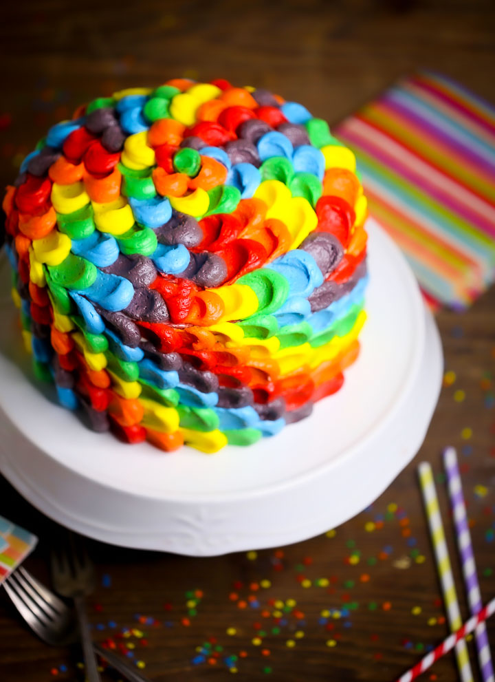 Rainbow birthday cake ideas Design 25