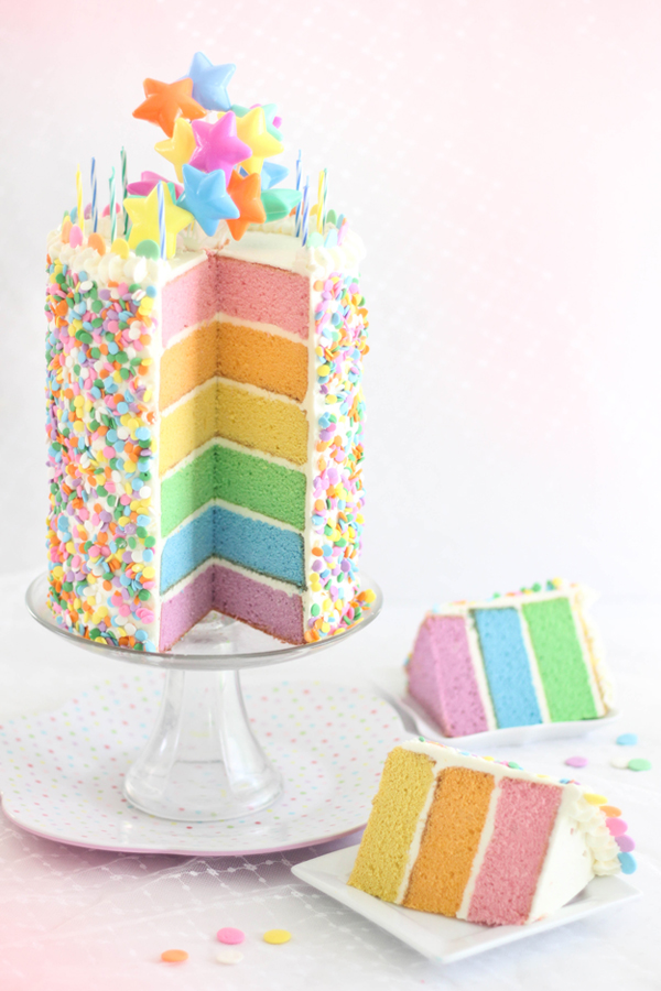 Rainbow birthday cake ideas Design 27