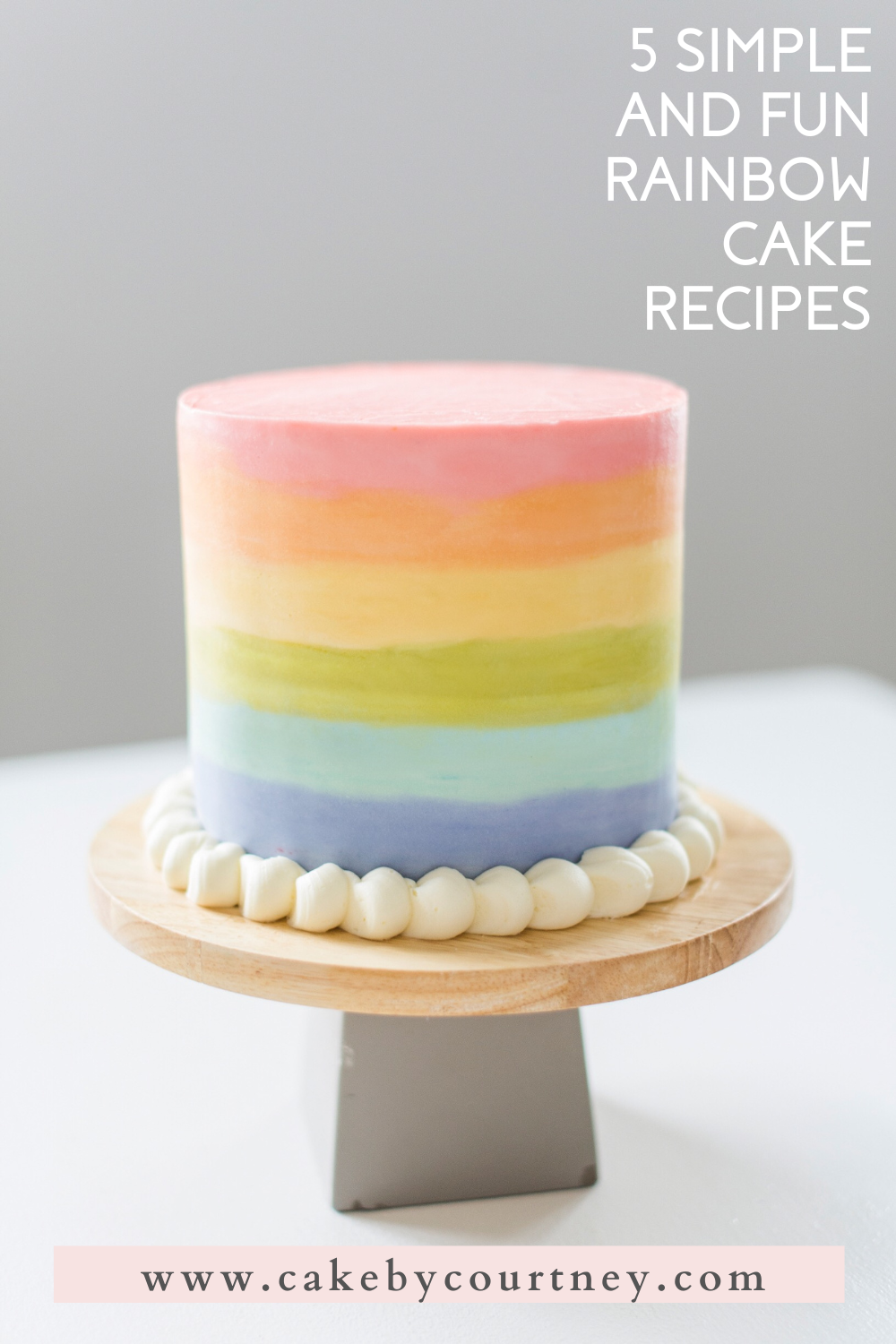 Rainbow birthday cake ideas Design 28