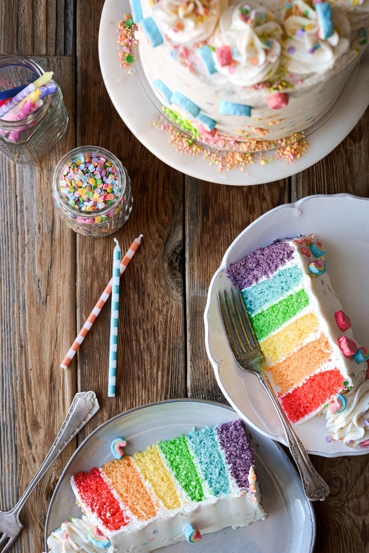 Rainbow birthday cake ideas Design 48