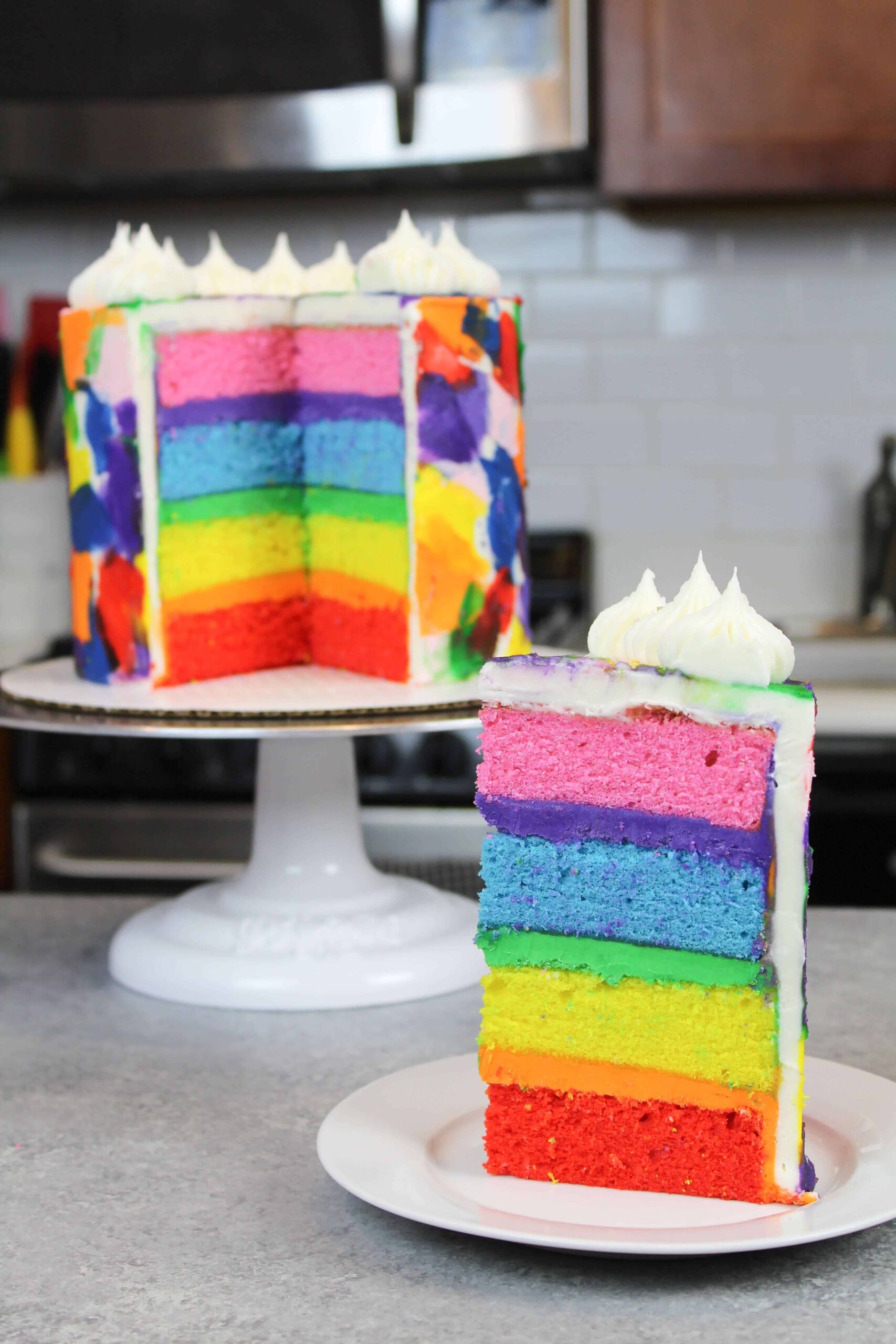 Rainbow birthday cake ideas Design 55