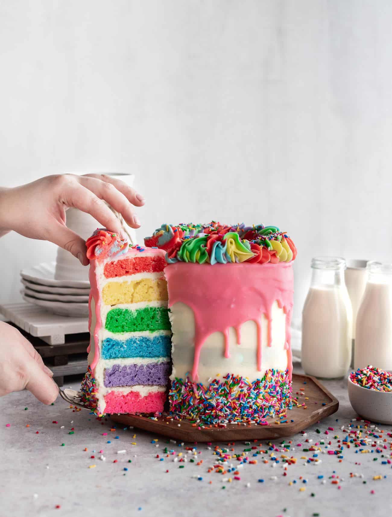 Rainbow birthday cake ideas Design 56