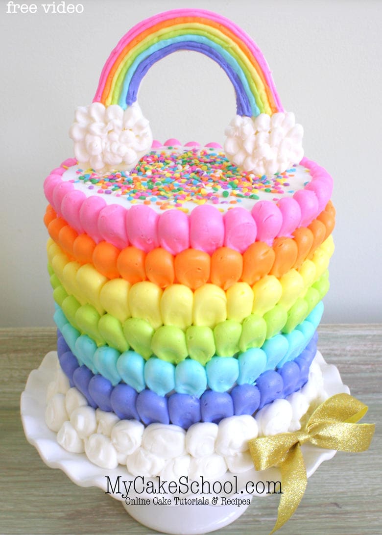 Rainbow birthday cake ideas Design 62