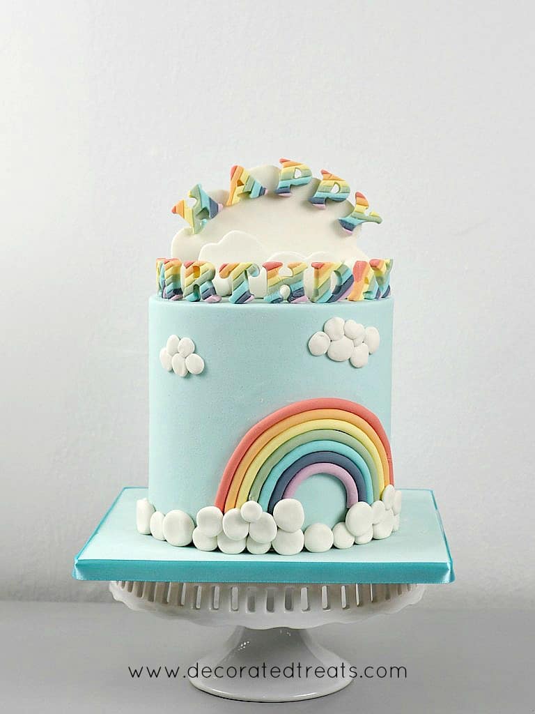 Rainbow birthday cake ideas Design 65