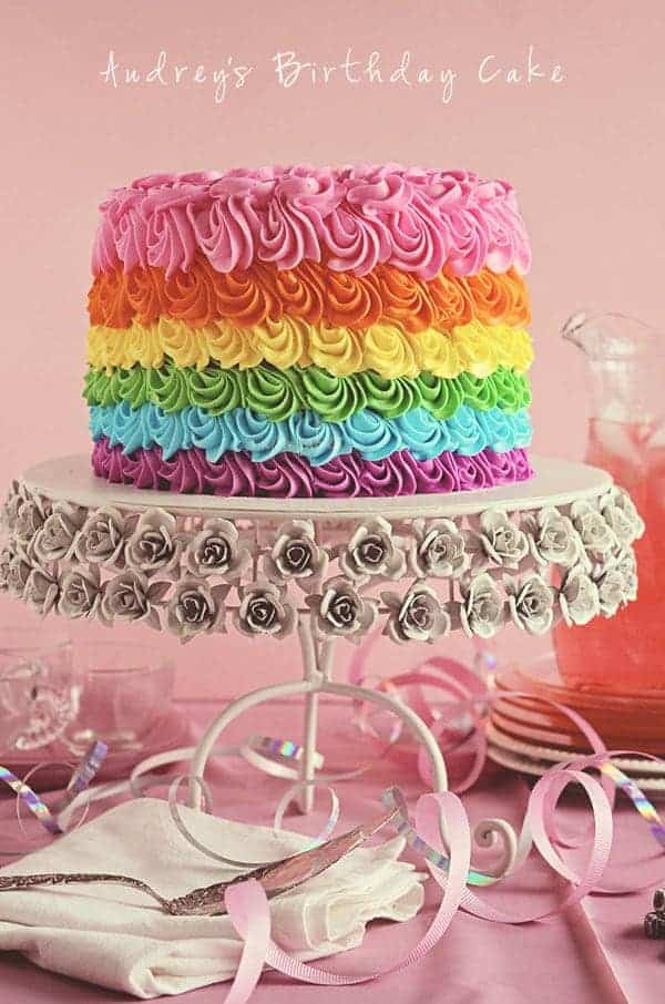 Rainbow birthday cake ideas Design 66